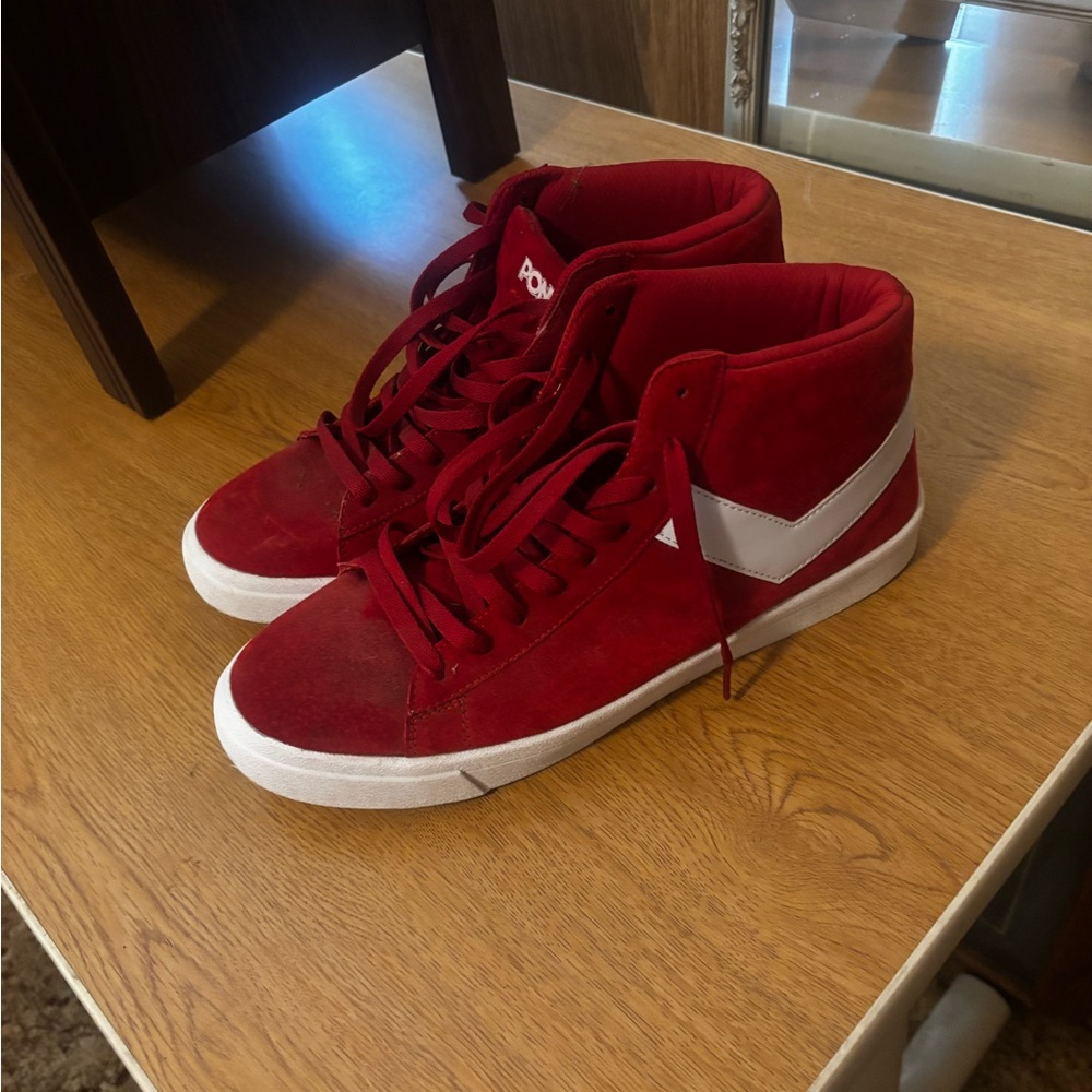 PONY Classic High Red Sneakers • Men’s 11 • Retro High-Top